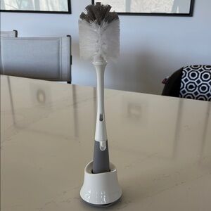 OXO Tot Bottle Brush Cleaner with Stand in Grey